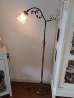 Bronzen vloerlamp, Gebruikt, Stof, Ophalen