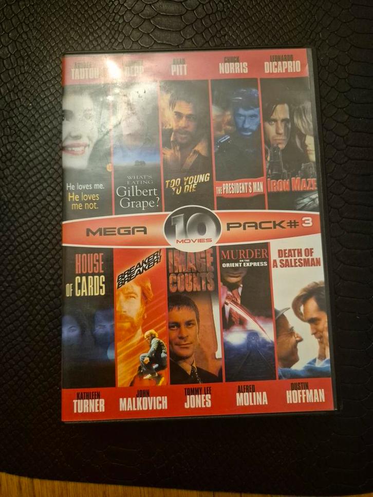 Mega 10 pack, Cd's en Dvd's, Dvd's | Actie, Zo goed als nieuw, Vanaf 16 jaar, Ophalen of Verzenden