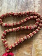 Unieke Guru Chikna Rudraksha Mala Sieraad uit India, Ophalen of Verzenden, Gebruikt, Sieraad