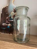 Oude glazen stolpot Snoeppot, Ophalen of Verzenden, Zo goed als nieuw