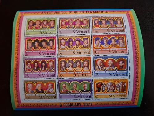 St Vincent 1977 Jubileum Queen Elizabeth II, Postzegels en Munten, Postzegels | Amerika, Postfris, Midden-Amerika, Ophalen of Verzenden