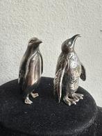 Zilver miniatuur beeldjes Pinquins 1 koop, Ophalen of Verzenden, Gebruikt