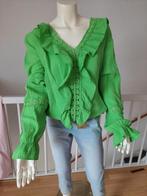 Blouse Ibiza Boho stijl groen Maat 48 zo goed als nieuw, Ophalen of Verzenden, Zo goed als nieuw, Maat 46/48 (XL) of groter, Groen