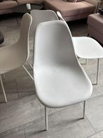 Woood Lexi witte eetkamerstoelen, 4 stuks, Huis en Inrichting, Stoelen, Ophalen, Gebruikt, Wit, Vier