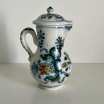 Vintage Tichelaar Makkum melkkannetje met deksel, Ophalen of Verzenden