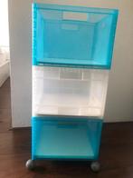 Platen krat Memphis styl vintage Ikea mard, Doe-het-zelf en Verbouw, Kratten en Dozen, Ophalen, Minder dan 35 cm, Zo goed als nieuw