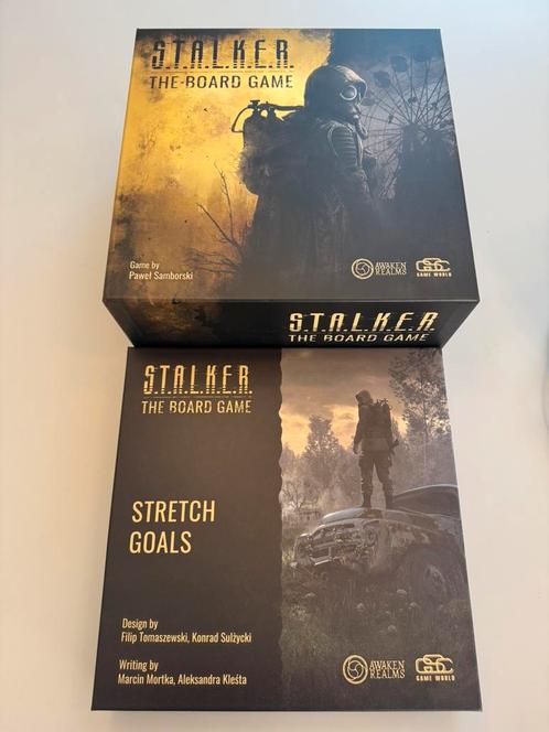 Stalker Board game kickstarter/gamefound met stretch goals, Hobby en Vrije tijd, Gezelschapsspellen | Bordspellen, Zo goed als nieuw