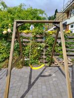 Houten tuinschommel met 2 zitjes, Ophalen, Gebruikt, Schommel
