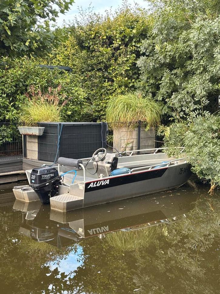 Aluva V450 Consoleboot met Tohatsu 20 Pk, Watersport en Boten, Motorboten en Motorjachten, Gebruikt, Aluminium, Tot 6 meter, Benzine
