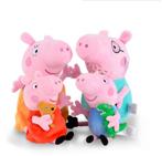 Peppa Big / Pig familie knuffels Peppa, George, Papa en mama, Ophalen of Verzenden, Nieuw