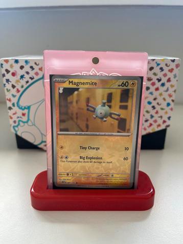 Reverse holo 151 Magnemite Pokemon Kaart - Mewtwo set beschikbaar voor biedingen