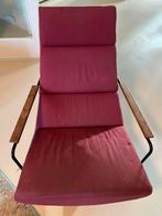 Wijnrode draai fauteuil, Huis en Inrichting, Fauteuils, Ophalen, Gebruikt, Minder dan 75 cm, Stof