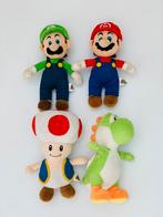 Super Mario Knuffels - Set van 4 (Mario, Luigi, Toad, Yoshi), Kinderen en Baby's, Ophalen of Verzenden, Zo goed als nieuw, Overige typen