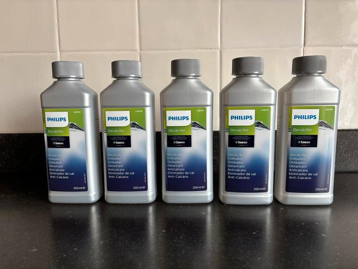 5 flesjes Philips CA6700/22 ontkalker koffiebonen machine, Witgoed en Apparatuur, Koffiemachine-accessoires, Nieuw, Ophalen of Verzenden