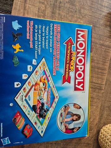 Monopoly Junior Elektronisch Bankieren - Compleet! beschikbaar voor biedingen