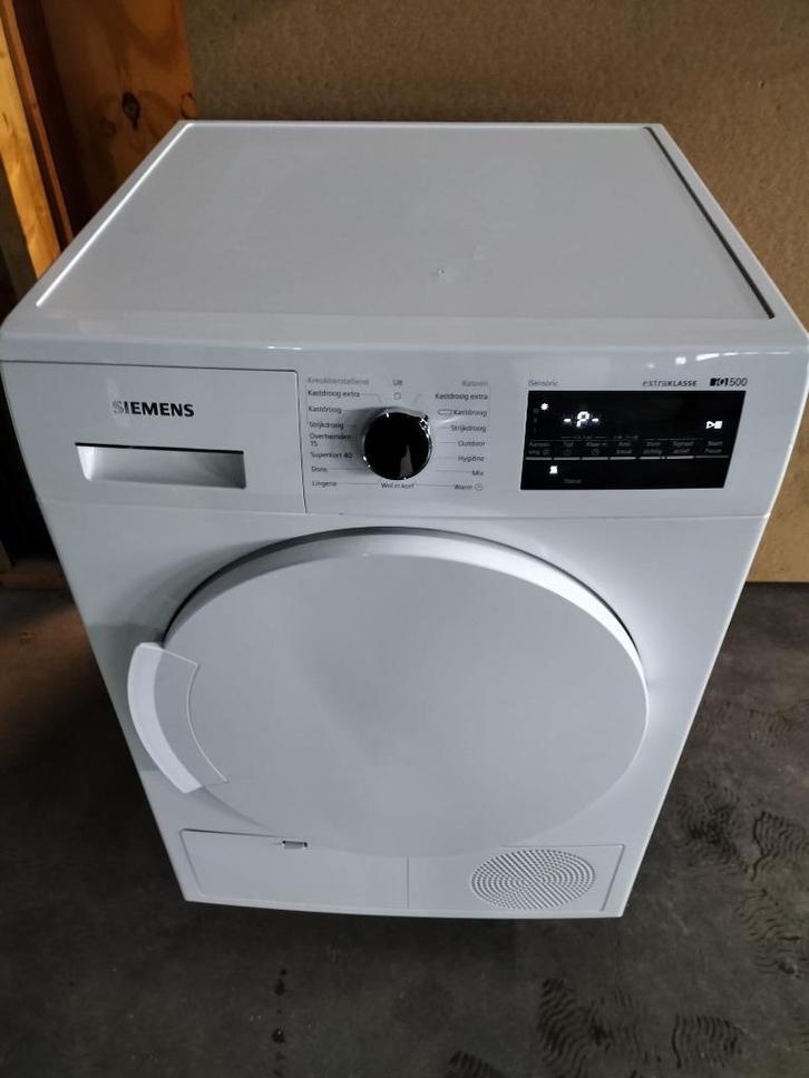 siemens IQ 500 extraklasse I sensoric condens droger 9 kg, Witgoed en Apparatuur, Wasdrogers, Zo goed als nieuw, Condens, Voorlader