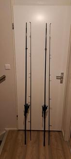 2 Fox Warrior hengels met molens in foudraal, Watersport en Boten, Hengelsport | Karpervissen, Ophalen, Gebruikt, Complete set
