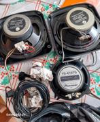 3 hoedenplank speakers met bekabeling, Ophalen of Verzenden, Gebruikt