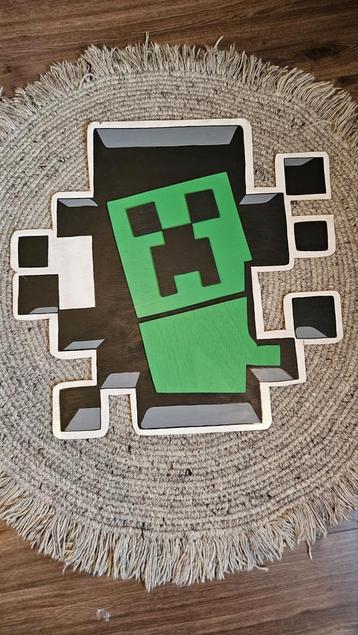 Houten borden Minecraft beschikbaar voor biedingen