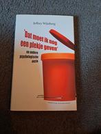 Jeffrey Wijnberg - 'Dat moet ik nog een plekje geven', Boeken, Jeffrey Wijnberg, Ophalen of Verzenden, Zo goed als nieuw