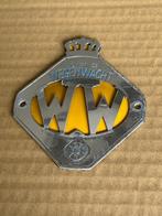 Geel WW ANWB embleem. A.N.W.B. logo voor een oldtimer auto., Ophalen of Verzenden, Gebruikt, Gebruiksvoorwerp