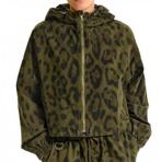 LUMINA jasje met capuchon legergroen animalprint mt TU, Prato, Italie, LUMINA, -, Verzenden