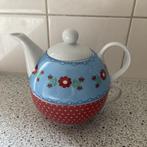 Tea for one theepotje theepotje en kopje in een, Ophalen of Verzenden, Zo goed als nieuw, Overige stijlen, Kop(pen) en/of Schotel(s)