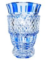 Zeldzame hemelsblauwe Val Saint Lambert 30cm 8kg, Antiek en Kunst, Antiek | Vazen, Ophalen