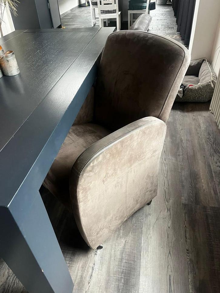 Eethoek met 4 Stoelen op Wielen, Huis en Inrichting, Tafels | Eettafels, Gebruikt, 100 tot 150 cm, 150 tot 200 cm, Vier personen