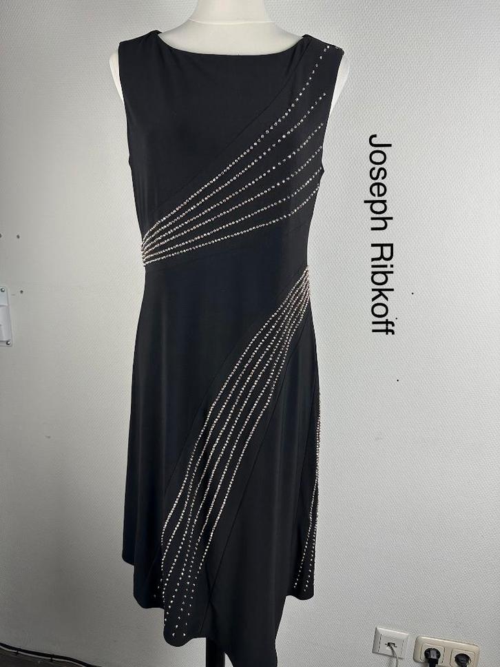 Joseph Ribkoff Jurk  (mt: 40) 19,2/8888, Kleding | Dames, Jurken, Zo goed als nieuw, Maat 38/40 (M), Zwart, Knielengte, Ophalen of Verzenden