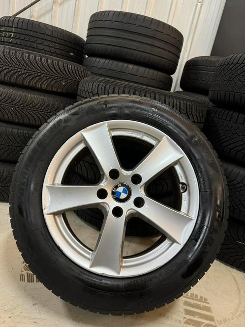 BMW 5x112 lichtmetalen velgen met winterbanden 205 60 16, Auto-onderdelen, Banden en Velgen, Velg(en), Zomerbanden, 16 inch, 205 mm