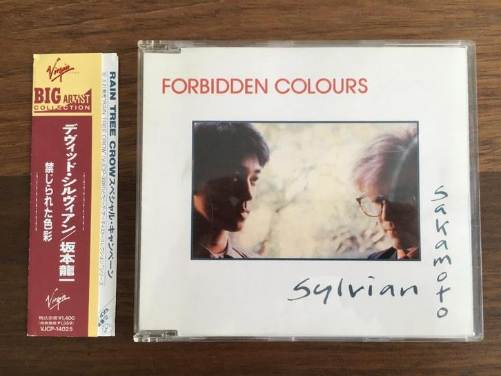 Cd Single David Sylvian & Ryuichi Sakamoto Forbidden Colours, Cd's en Dvd's, Cd's | Pop, Zo goed als nieuw, 1980 tot 2000, Ophalen of Verzenden