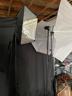 Fotostudio, Audio, Tv en Foto, Fotografie | Fotostudio en Toebehoren, Ophalen of Verzenden, Zo goed als nieuw, Complete fotostudio