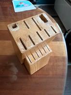 Houten Messenblok, Huis en Inrichting, Keuken | Keukenbenodigdheden, Ophalen of Verzenden, Gebruikt