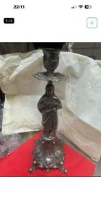 Antiek jezus metalen kaars staand, Antiek en Kunst, Ophalen