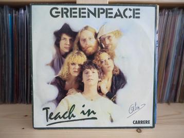 7" Single Teach In - Greenpeace (English Version & Dutch Ver beschikbaar voor biedingen
