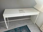 2x IKEA Micke Bureau 140x50 - Gebruikt, Huis en Inrichting, Ophalen, Gebruikt, Bureau