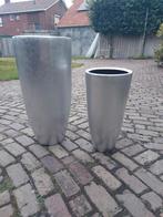 Grote zilverkleurige plantenpotten, Ophalen, Gebruikt, Minder dan 60 cm, Overige vormen