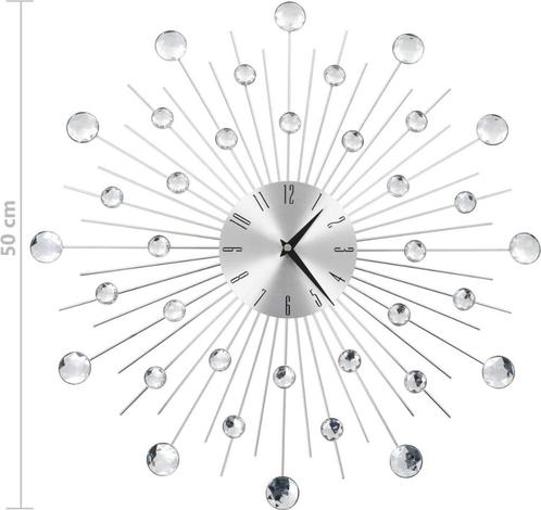 Wandklok 50 Cm Quarz. Gratis thuis in NL, Huis en Inrichting, Woonaccessoires | Klokken, Nieuw, Wandklok, Analoog, Ophalen of Verzenden