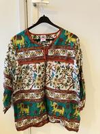 Katoenen top uit India met print, Ophalen of Verzenden, Zo goed als nieuw, Maat 38/40 (M), Lange mouw