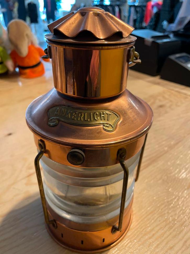Vintage Ankerlicht Scheepslantaarn, Antiek en Kunst, Antiek | Lampen, Ophalen of Verzenden