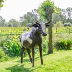 Sculptuur; Koe van metaal - Mooievogels, Verzenden