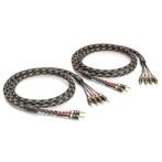 VIABLUE SC-4 Silver BI-Wire  High-End Speaker Cable 3 meter, Ophalen of Verzenden, Zo goed als nieuw, Minder dan 2 meter, Luidsprekerkabel