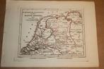 Antieke kaart - Holl. departementen Fransche Keizerrijk 1812, Gelezen, Ophalen of Verzenden, Landkaart, 1800 tot 2000