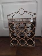 Riviera Maison Wijnrek - Rotan, 5 tot 15 flessen, Ophalen of Verzenden, Zo goed als nieuw, Minder dan 50 cm