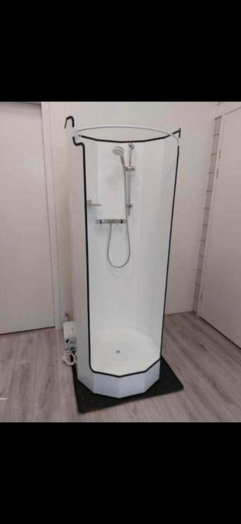 Te huur mobiele nooddouche / douchecabine/ tijdelijke douche, Doe-het-zelf en Verbouw, Overige Doe-het-zelf en Verbouw, Zo goed als nieuw