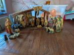 Complete Kerststal met Keramische Figuren, Diversen, Ophalen, Zo goed als nieuw