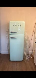 Smeg koelkast lichtblauw, Ophalen, 200 liter of meer, 160 cm of meer, 45 tot 60 cm