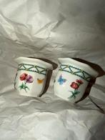 6x Villeroy & Boch Casa Verde Eierdopjes, Overige materialen, Wit, Ophalen of Verzenden, Zo goed als nieuw