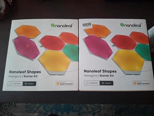 Nanoleaf Shapes Hexagons Starterkit x2 Mini Triangles x1, Huis en Inrichting, Lampen | Overige, Nieuw, Ophalen